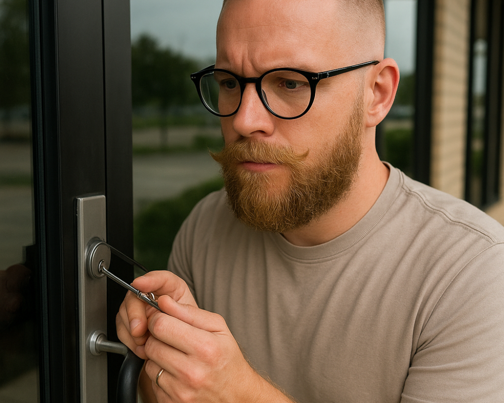 Locksmith Denver picking lock